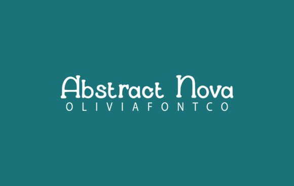 Abstract Nova: A Romantic Handwritten Font for Editorial Design