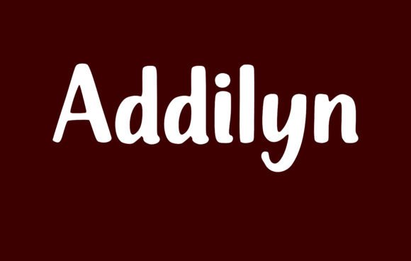 Addilyn Font: Romantic Script for Web Design