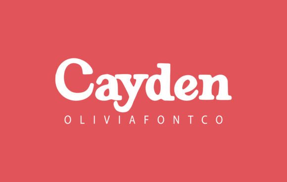 Cayden Font Brings Romantic Handwritten Charm to Your Craft Products
