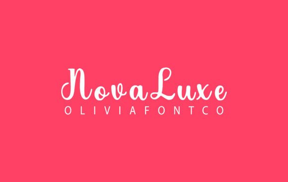 Give Your Brand a Romantic, Handcrafted Look with NovaLuxe Font