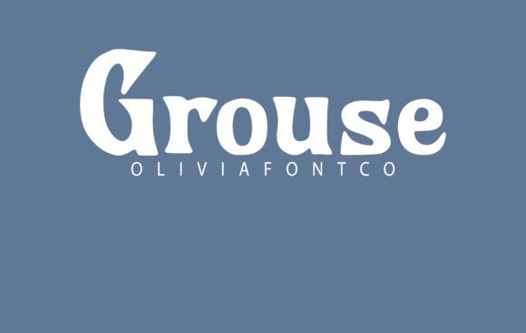 Grouse Font: A Handwritten Script for Editorial Design