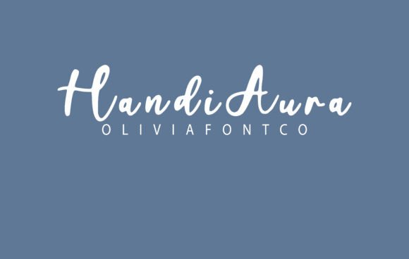 Handiaura: A Handwritten Font Built for Digital Brand Experiences