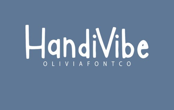 Handivibe: A Handwritten Font with Genuine Romantic Character