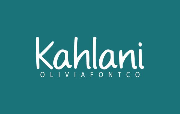 Kahlani: A Romantic Handwritten Font