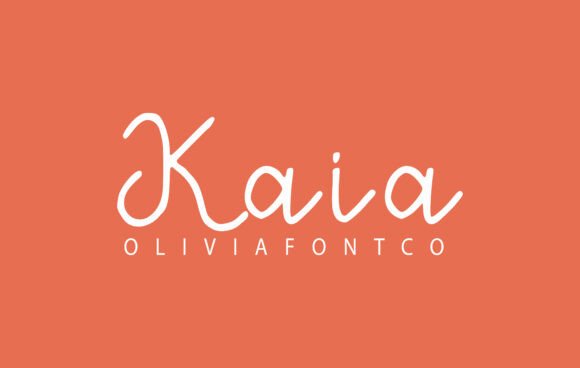 Kaia: A Handwritten Font for Elegant Design