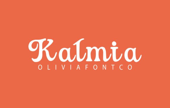 Kalmia: A Handwritten Font for Editorial Design and Branded Content