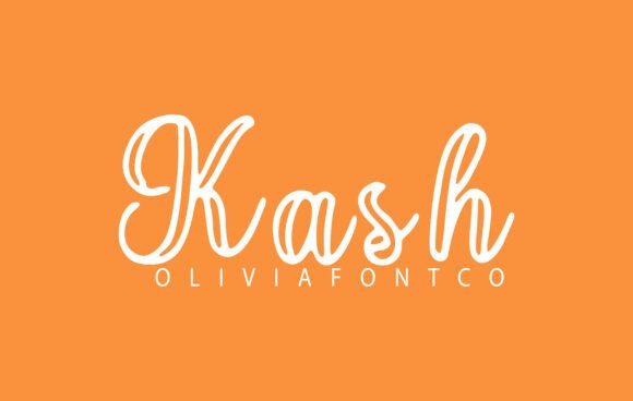 Kash Font: A Handwritten Typeface with Romantic Charm for Crafters