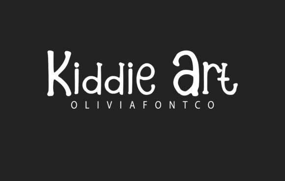 Kiddie Art Font: A Handwritten Typeface for Authentic Branding