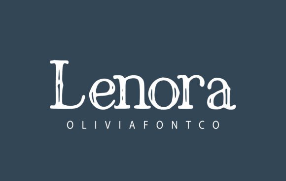 Lenora Font: Handwritten Typeface for Small Business Branding