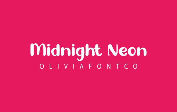 Midnight Neon: A Handwritten Script Font for Digital Experiences