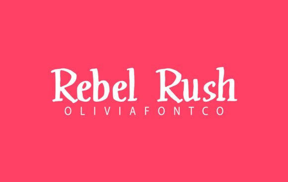 Rebel Rush: A Handwritten Font with Romantic Editorial Appeal