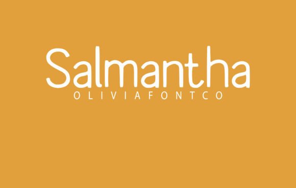 Salmantha: A Romantic Handwritten Font