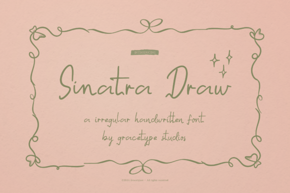 Sinatra Draw: A Whimsical Font for Makers