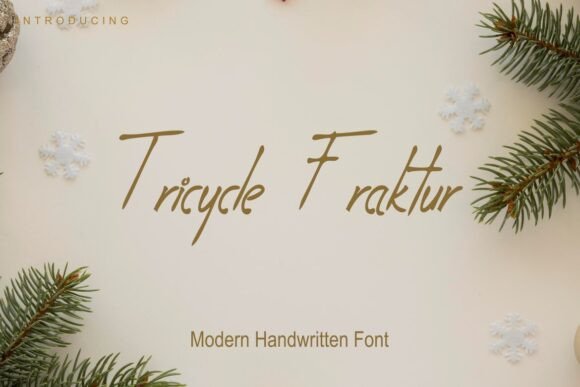 Tricycle Fraktur Review: A Handwritten Font That Earned Its Place in My Campaign Workflow