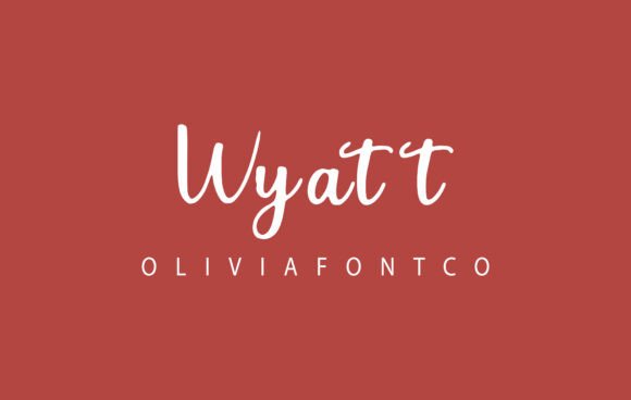 Wyatt Font: A Handwritten Typeface for Editorial Design